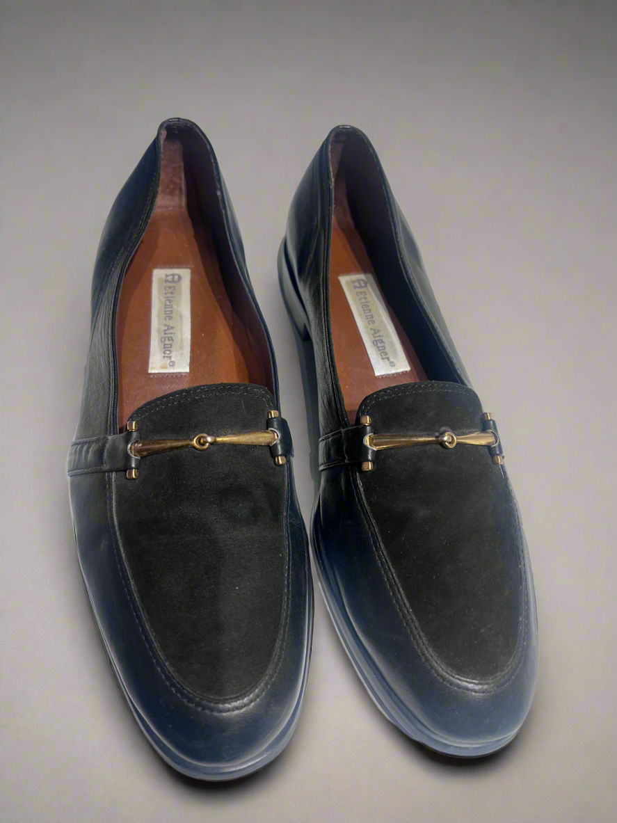 Green Suede Loafers