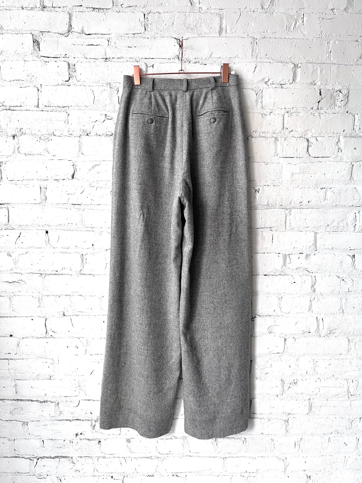 Grey Wool Trousers by Ralph Lauren