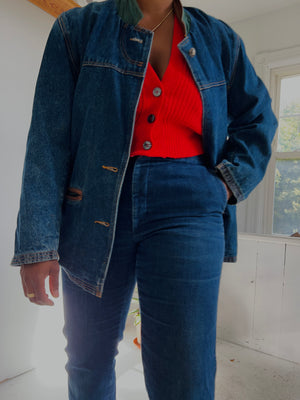 Flannel Lined Denim Trousers