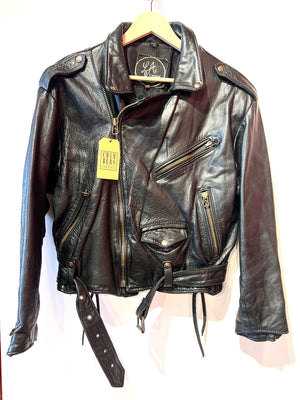 Black Leather Motorcycle Jacket