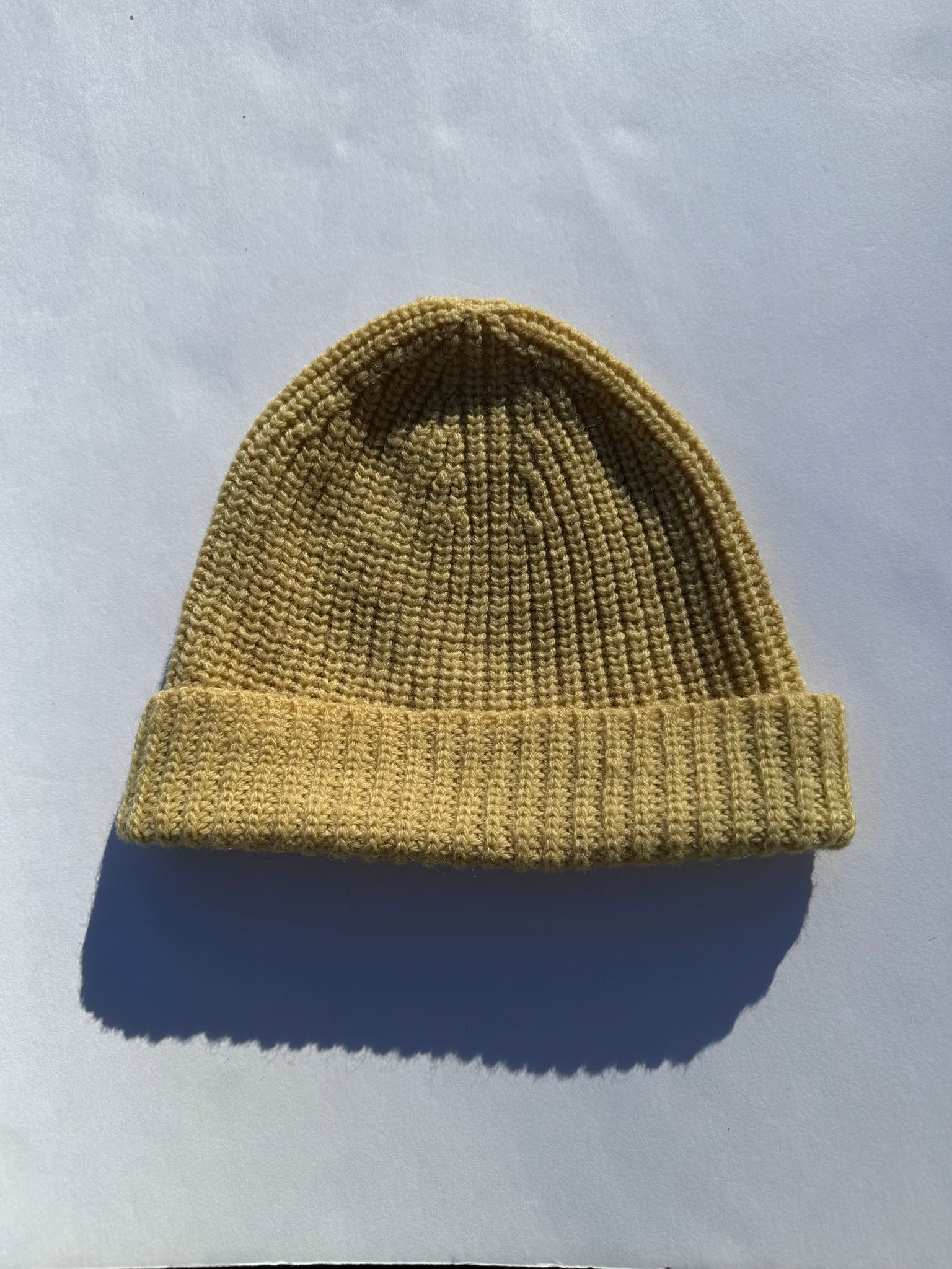 Delhi Organic Wool Hat -  Goldenrod
