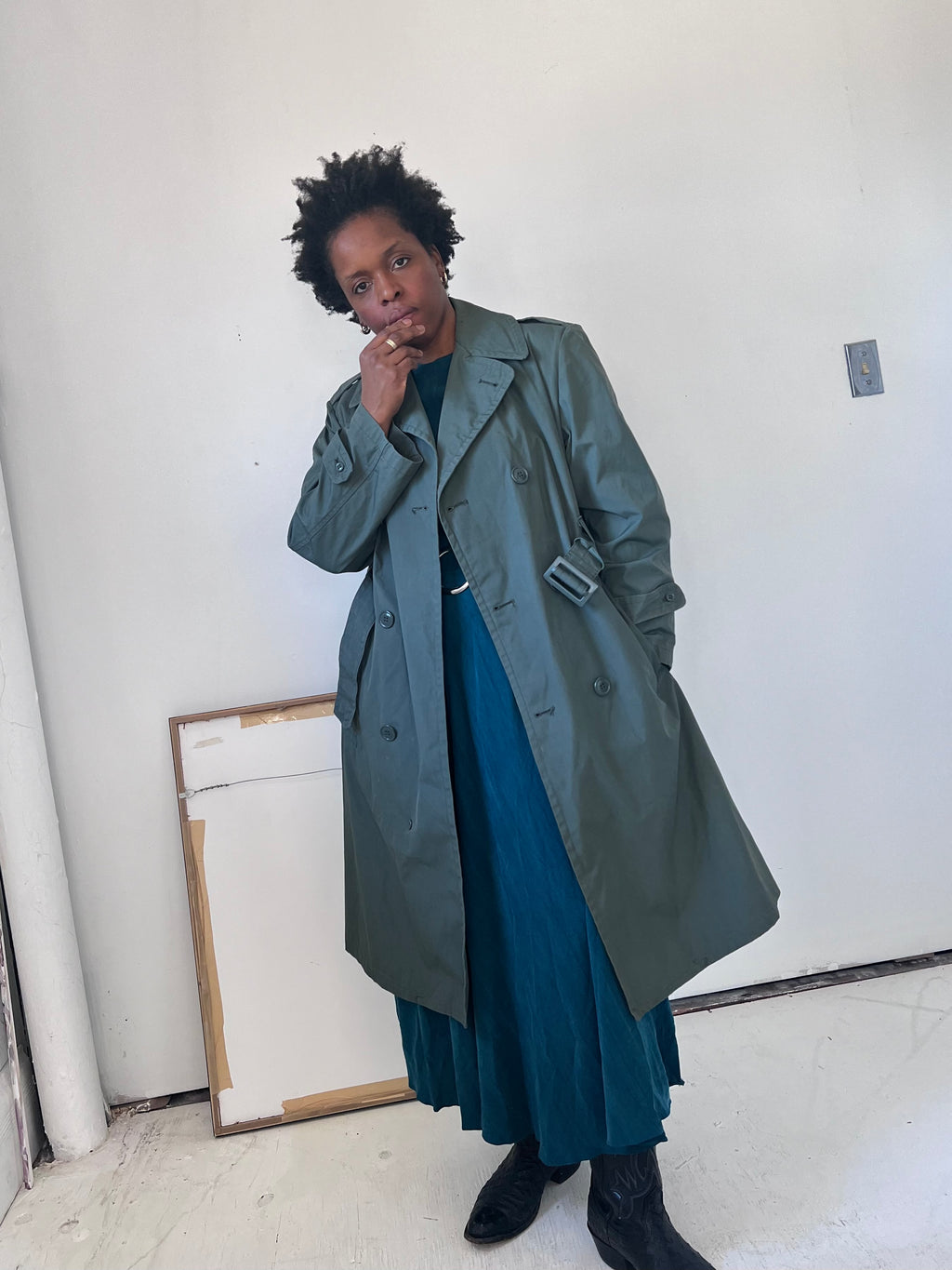 Military Issue Trench Coat