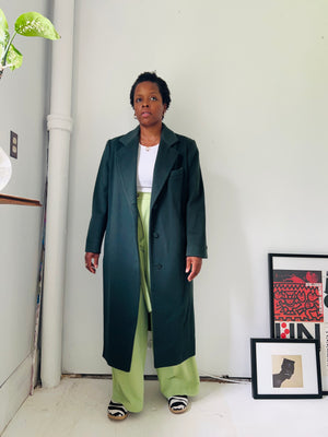 Evergreen Wool Coat