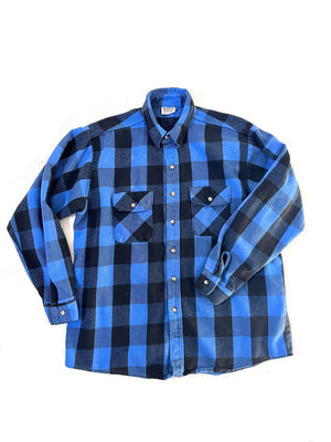 Blue Plaid Flannel No. 1