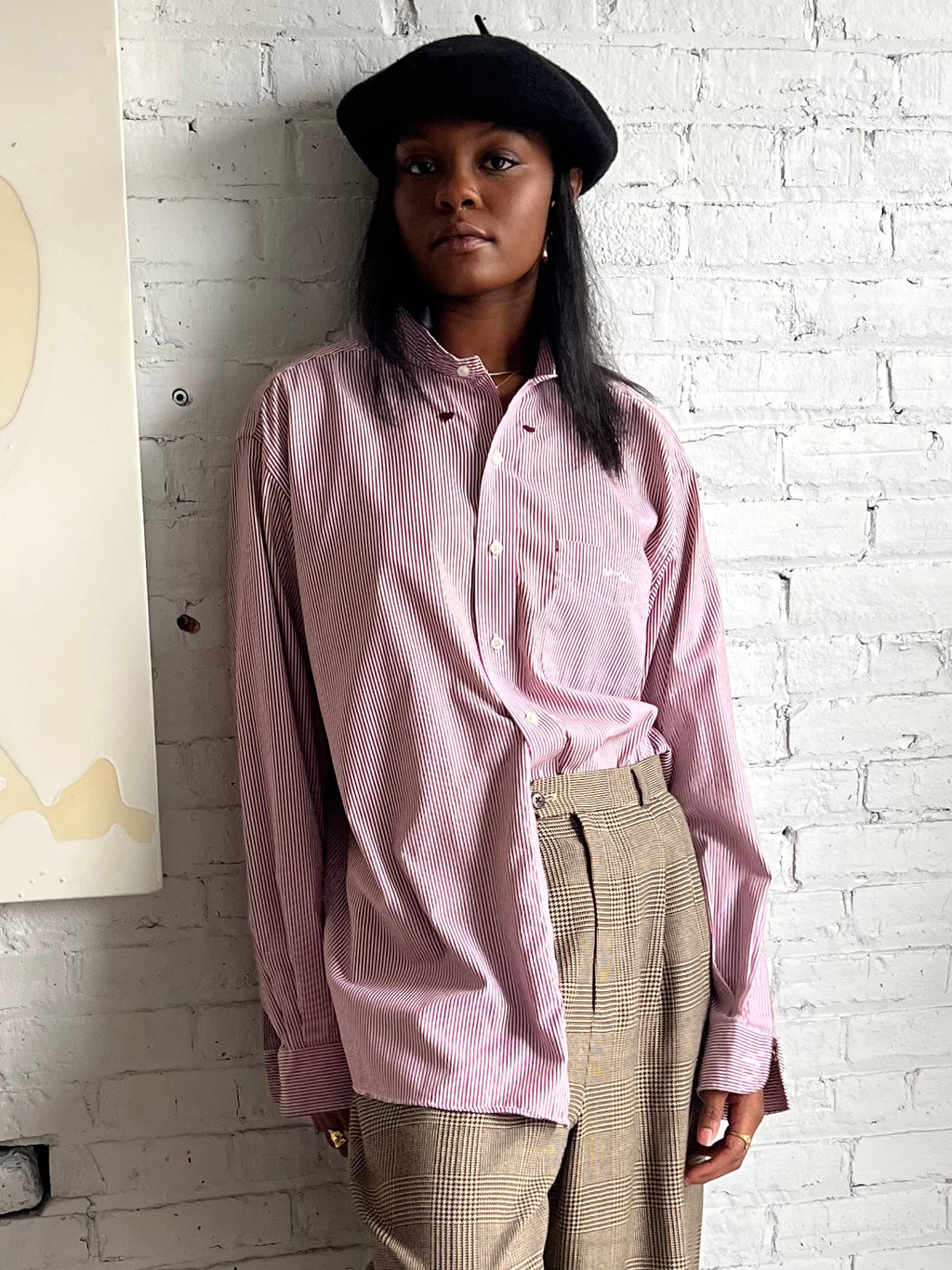 Après L’amour Everyday Button Down with Embroidered Hearts