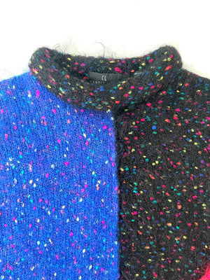 Mohair Color-Block Sweater