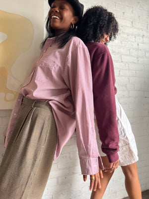 Après L’amour Everyday Button Down with Embroidered Hearts