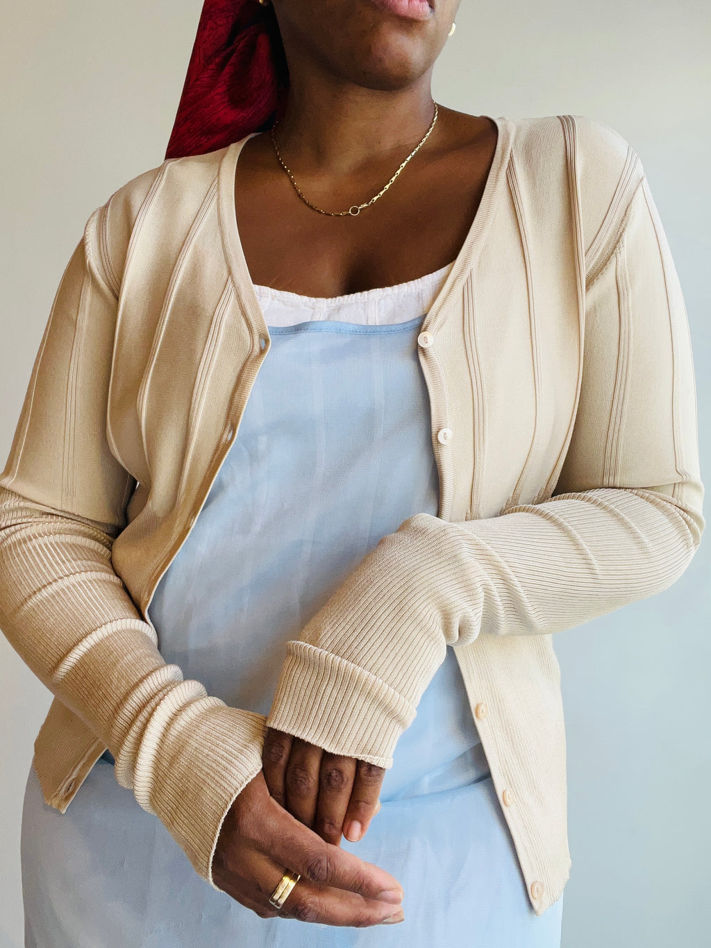 Caramel Knit Cardigan