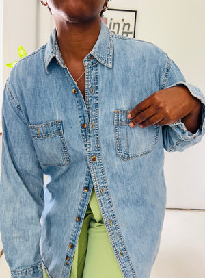 Vintage Denim  Shirt