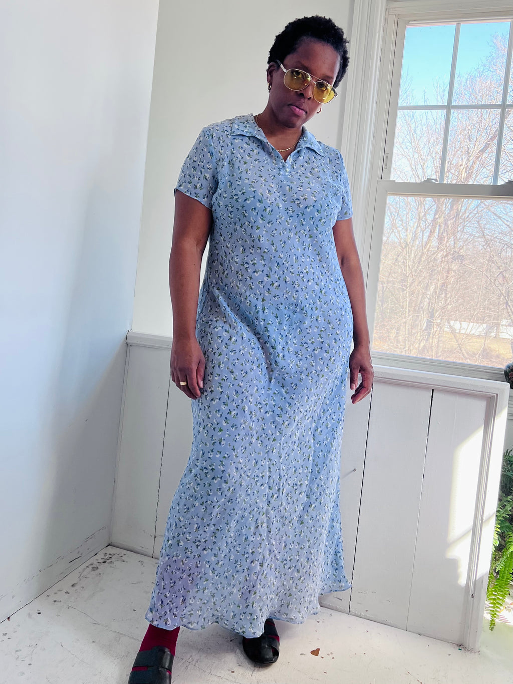 Baby Blue Maxi Dress
