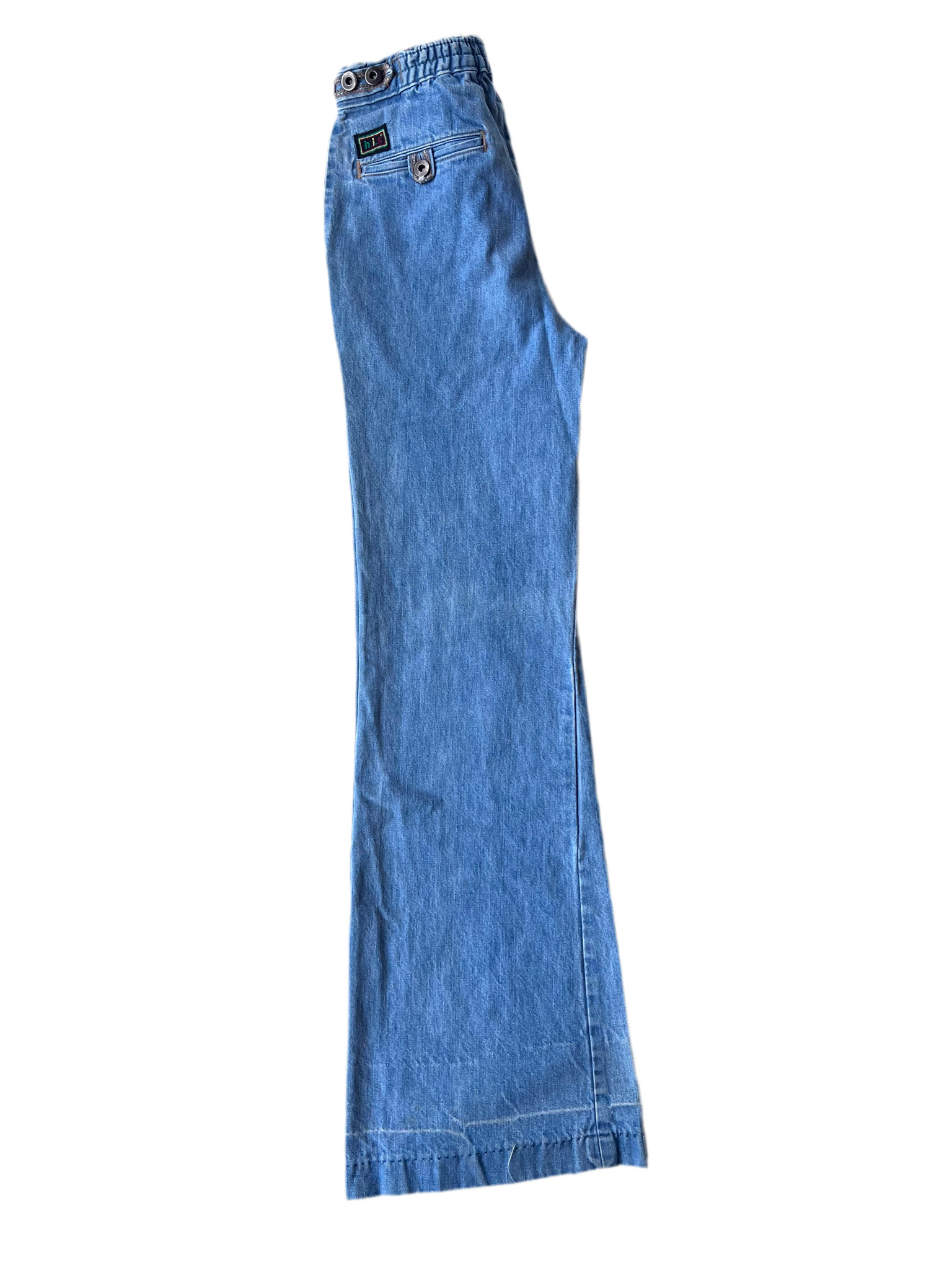 Light Wash Denim Flares
