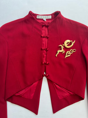 Tailored Red Matador Jacket