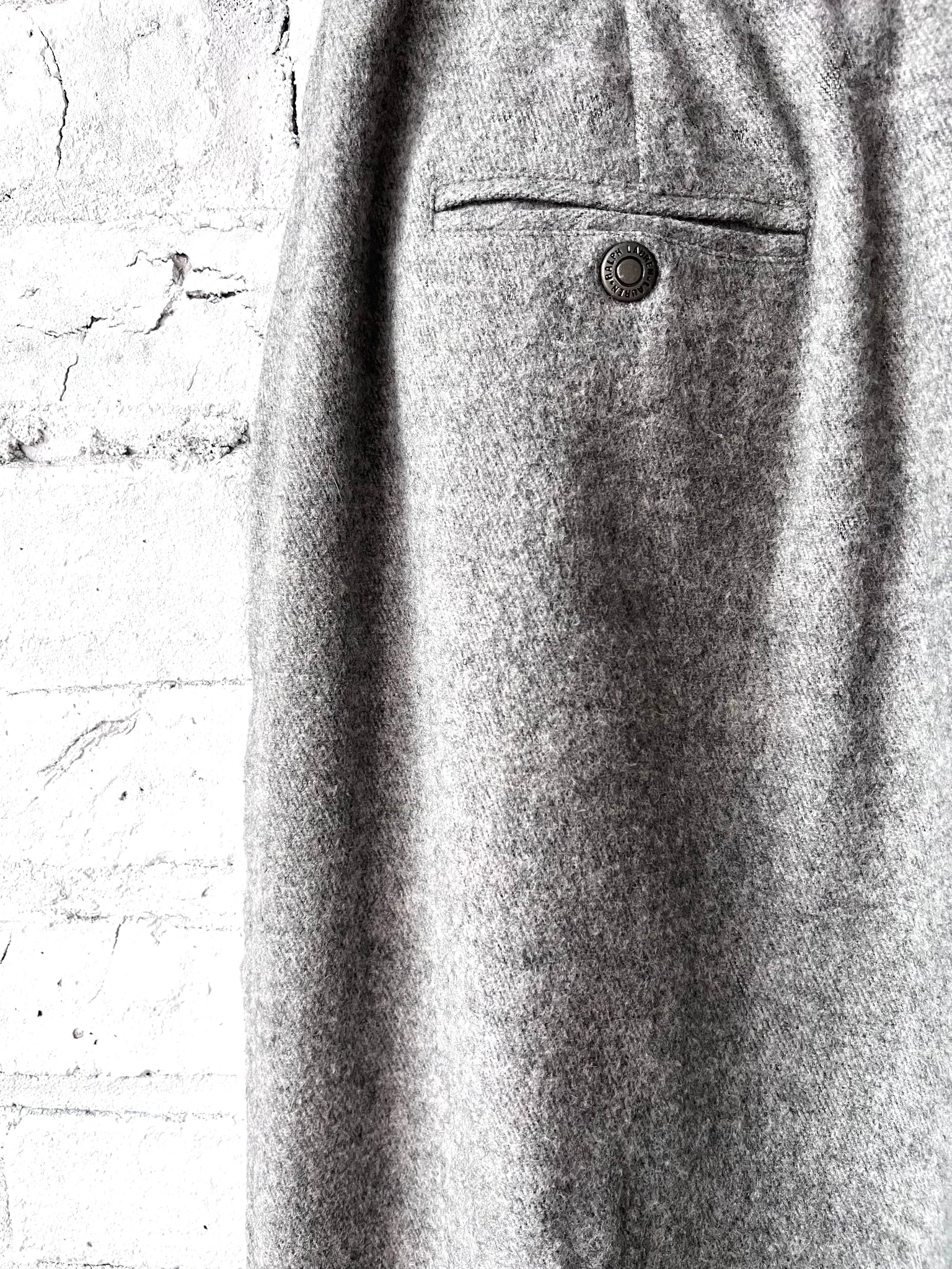 Grey Wool Trousers by Ralph Lauren