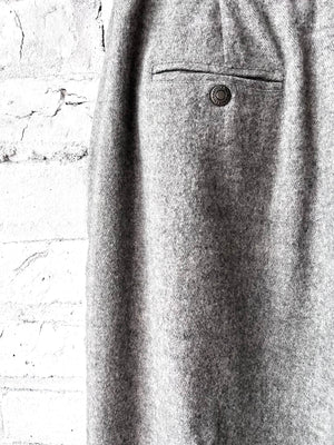 Grey Wool Trousers by Ralph Lauren