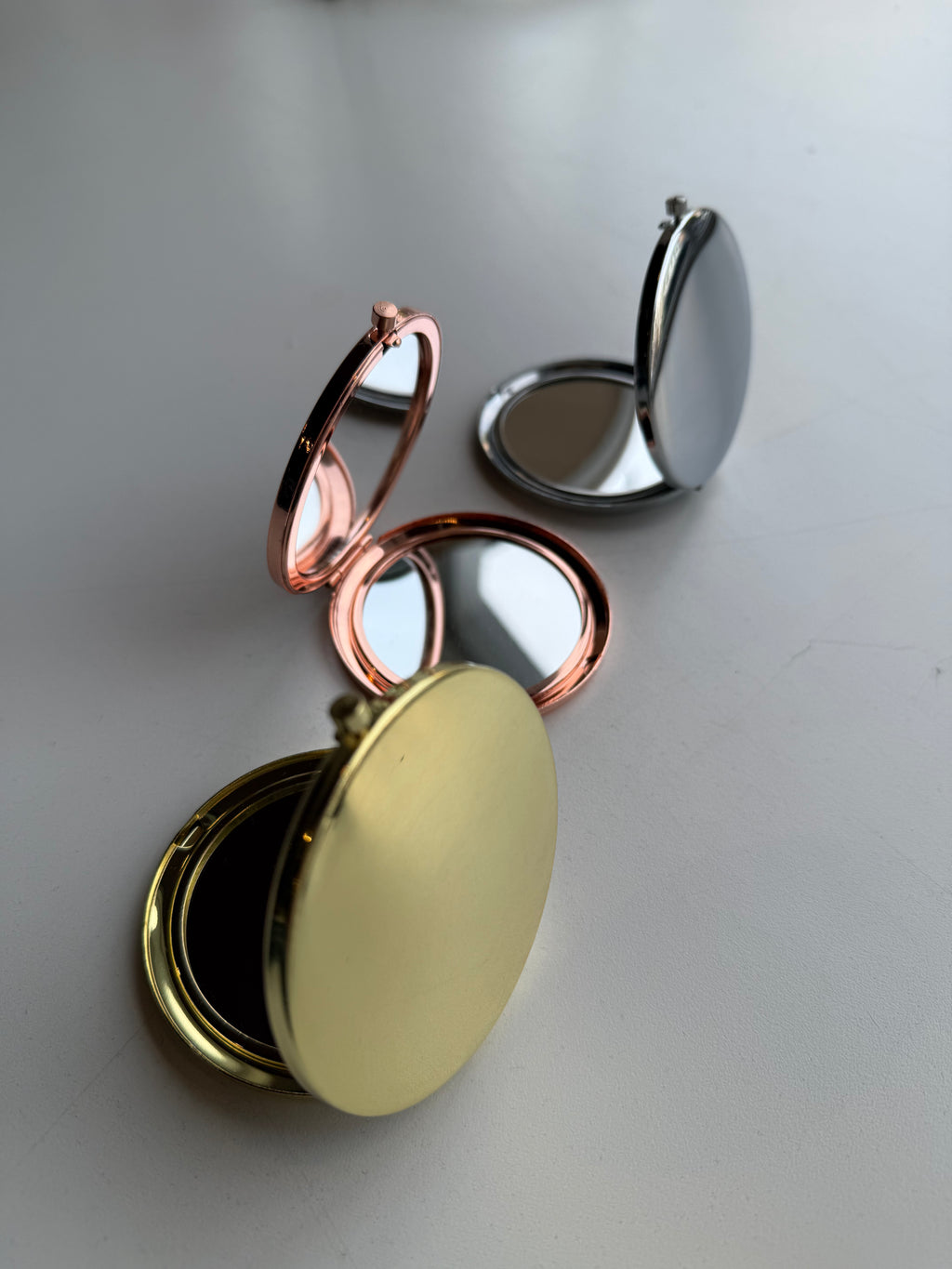 Stainless Steel Portable Double Mirror