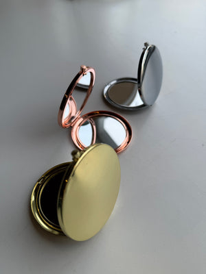 Stainless Steel Portable Double Mirror