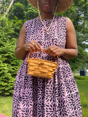 Mini Longaberger Basket with Lid