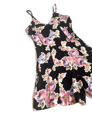 Black Bouquet Romper by Betsey Johnson