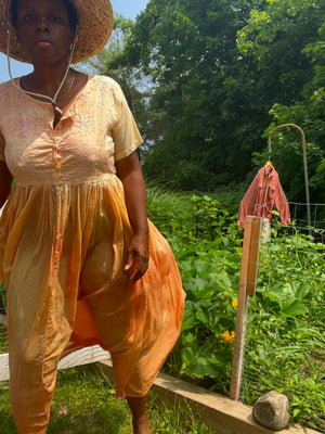 Peachy Indian Cotton Dress