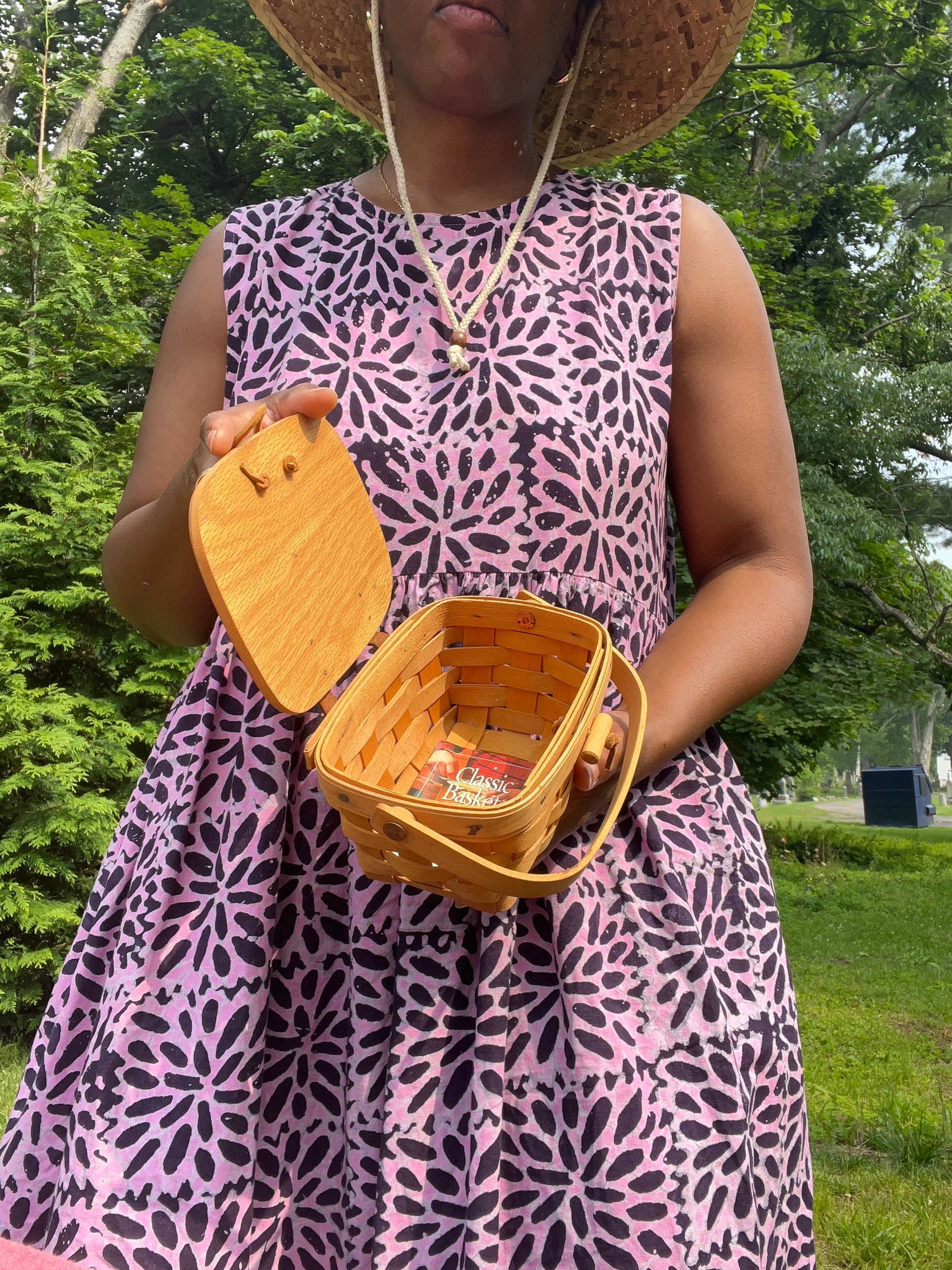 Mini Longaberger Basket with Lid