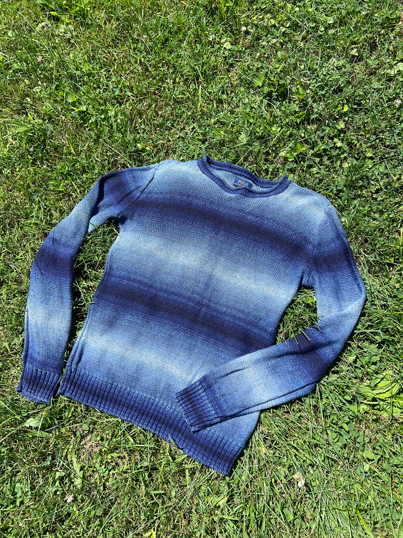 Blue Ombré Sweater by Polo Ralph Lauren