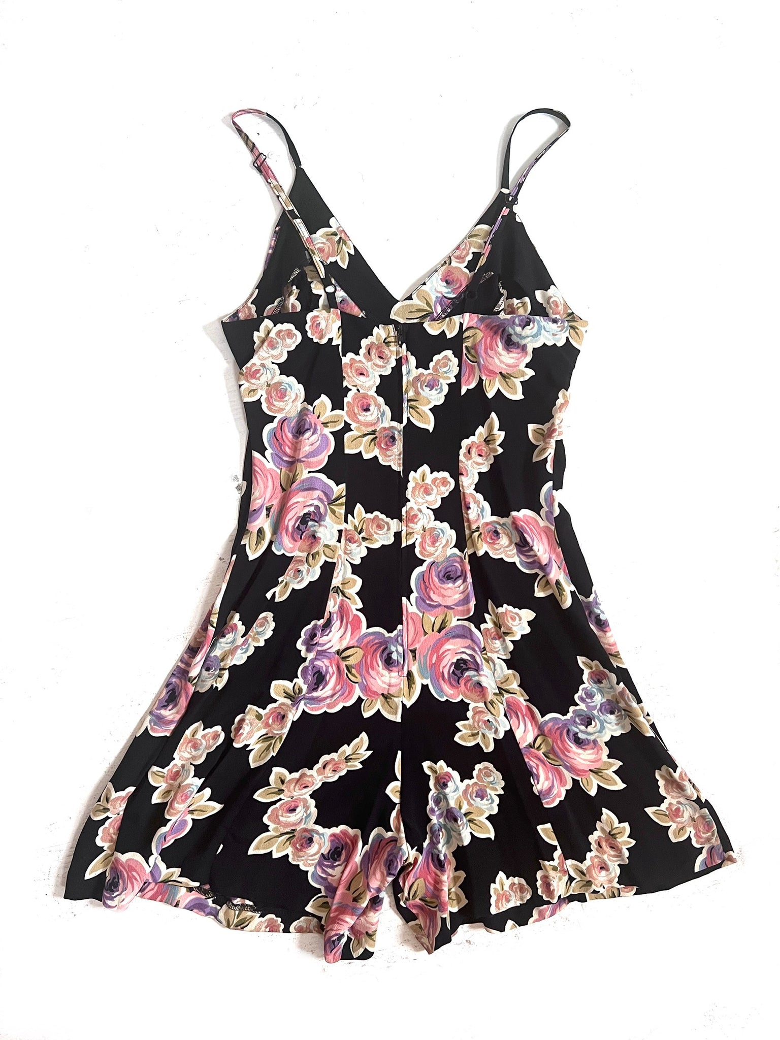 Black Bouquet Romper by Betsey Johnson