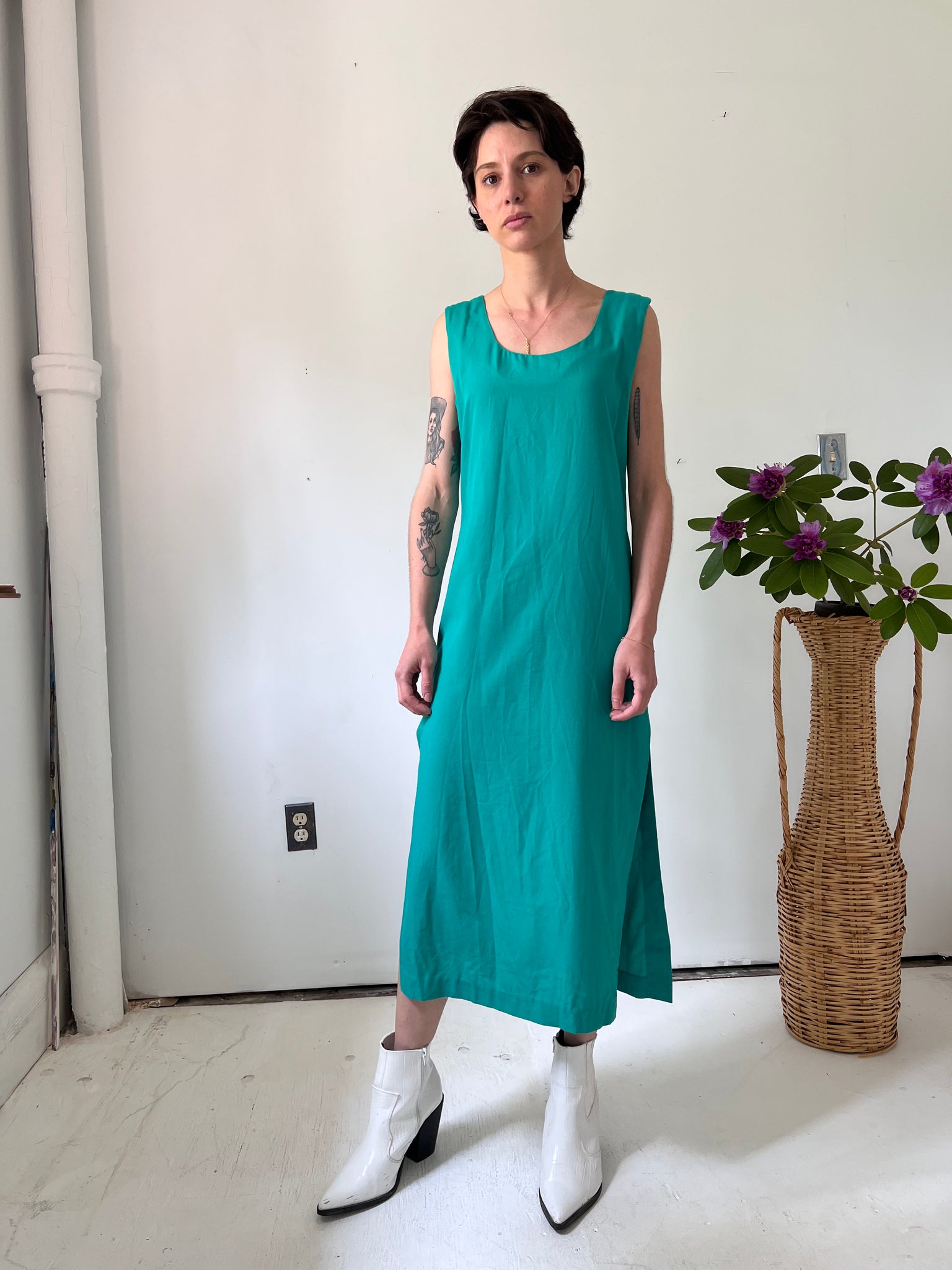 Handmade Emerald Tunic