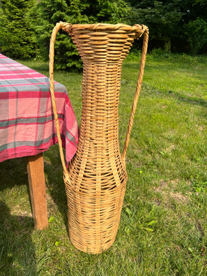 Basketweave Tall Vase