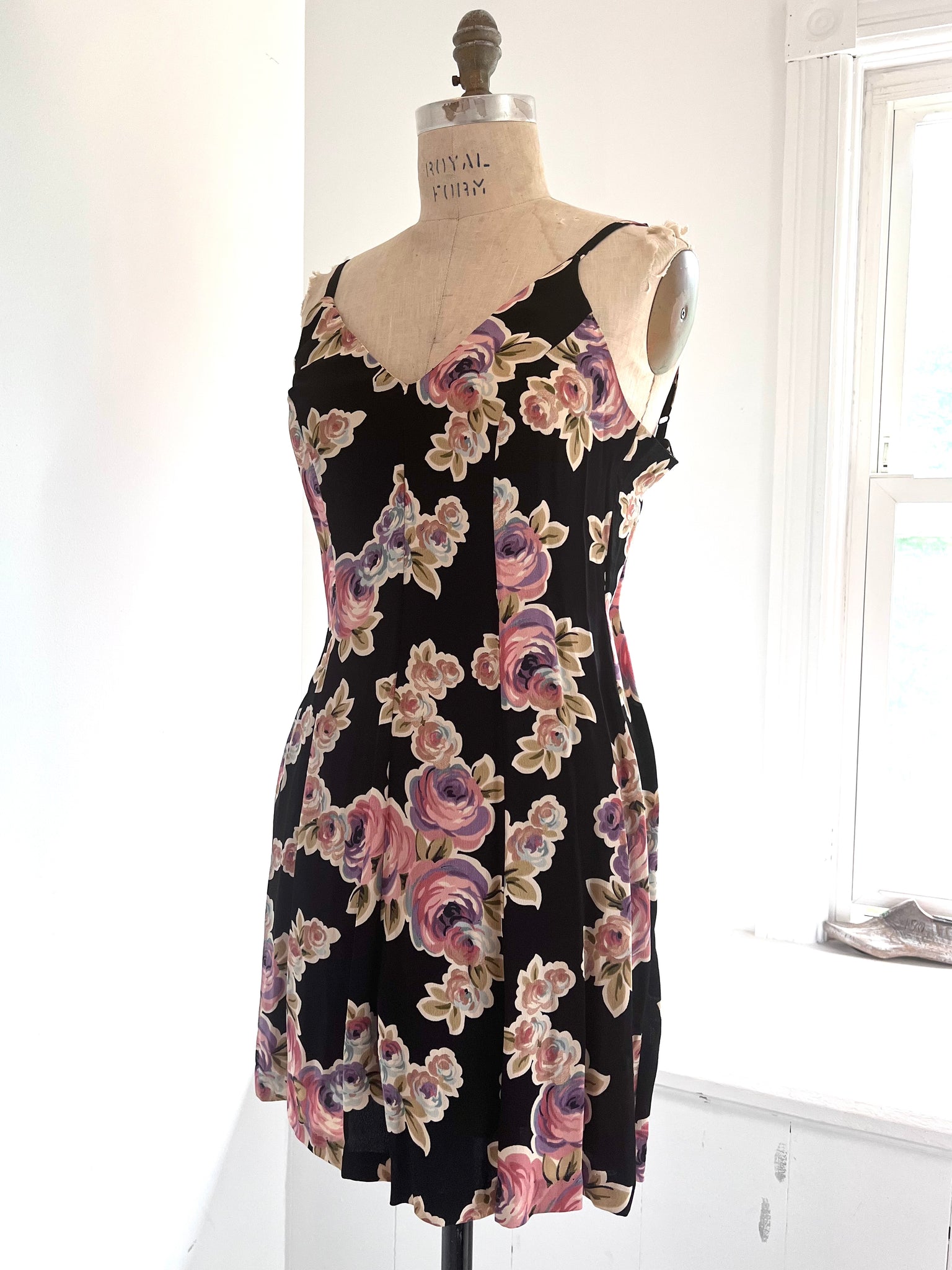 Black Bouquet Romper by Betsey Johnson