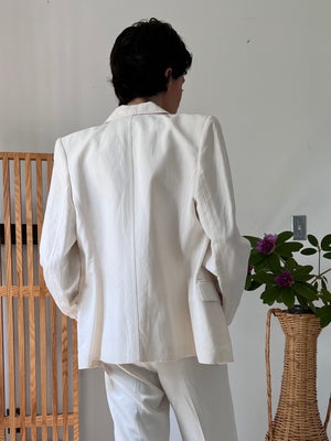 Crème Linen Blazer