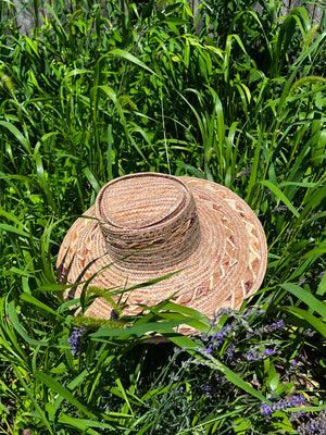 Golden Straw Sun Hat