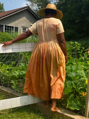 Peachy Indian Cotton Dress