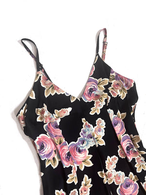 Black Bouquet Romper by Betsey Johnson