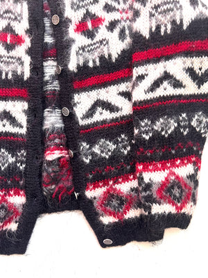 Mohair Wool Cardigan by Woolrich