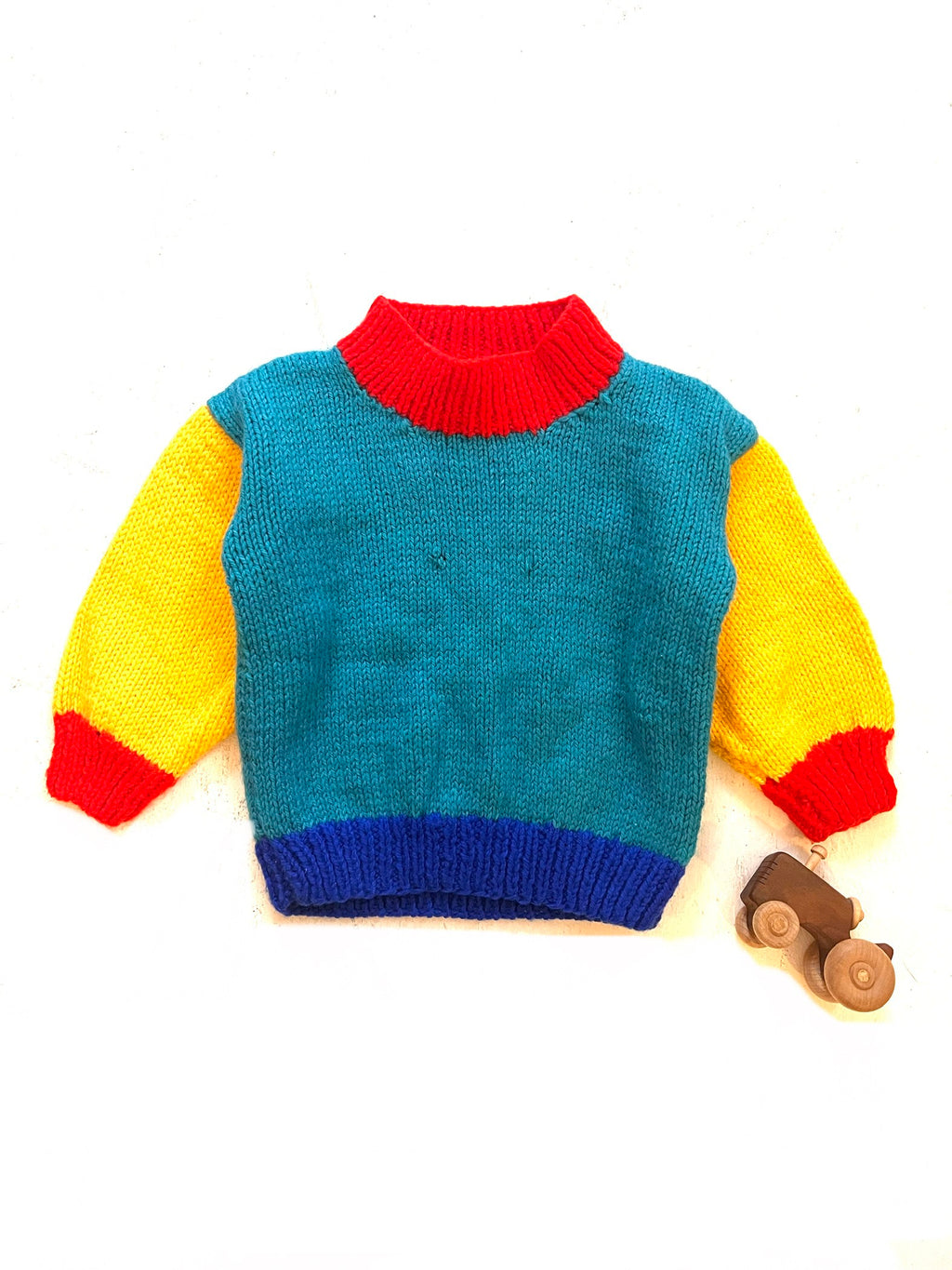 Toddler Color Block Cardigan
