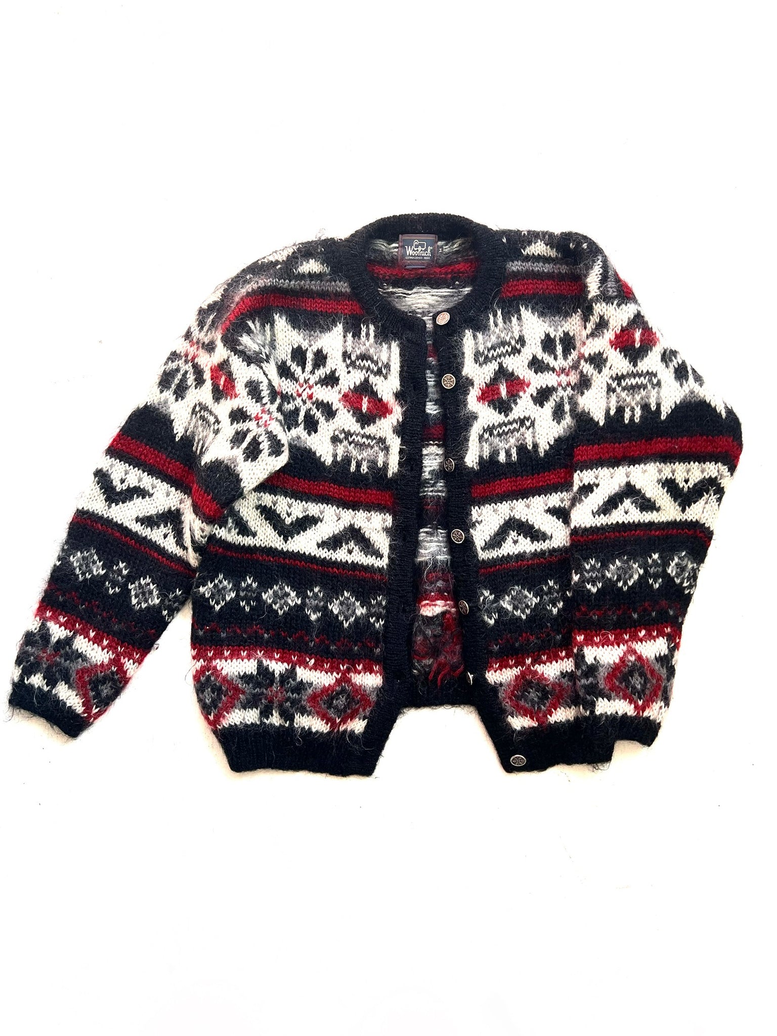 Mohair Wool Cardigan by Woolrich