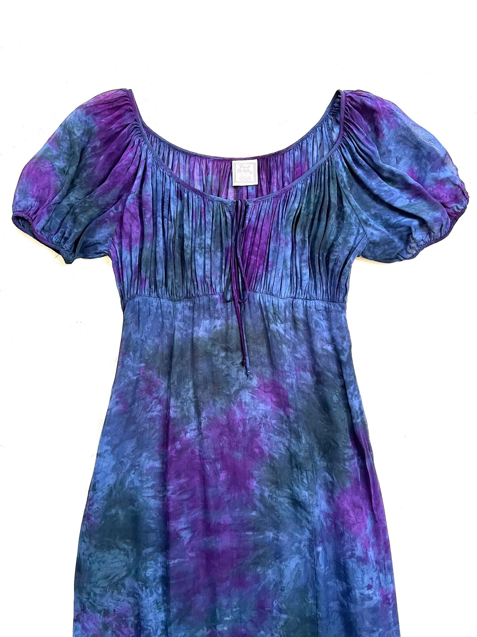 Sheer Indigo Boho Dress
