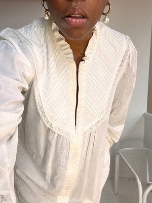 Edwardian-ish Cotton Dress