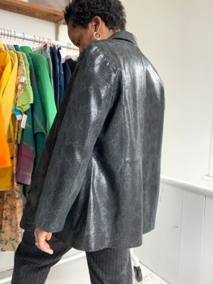 Python Suede Blazer