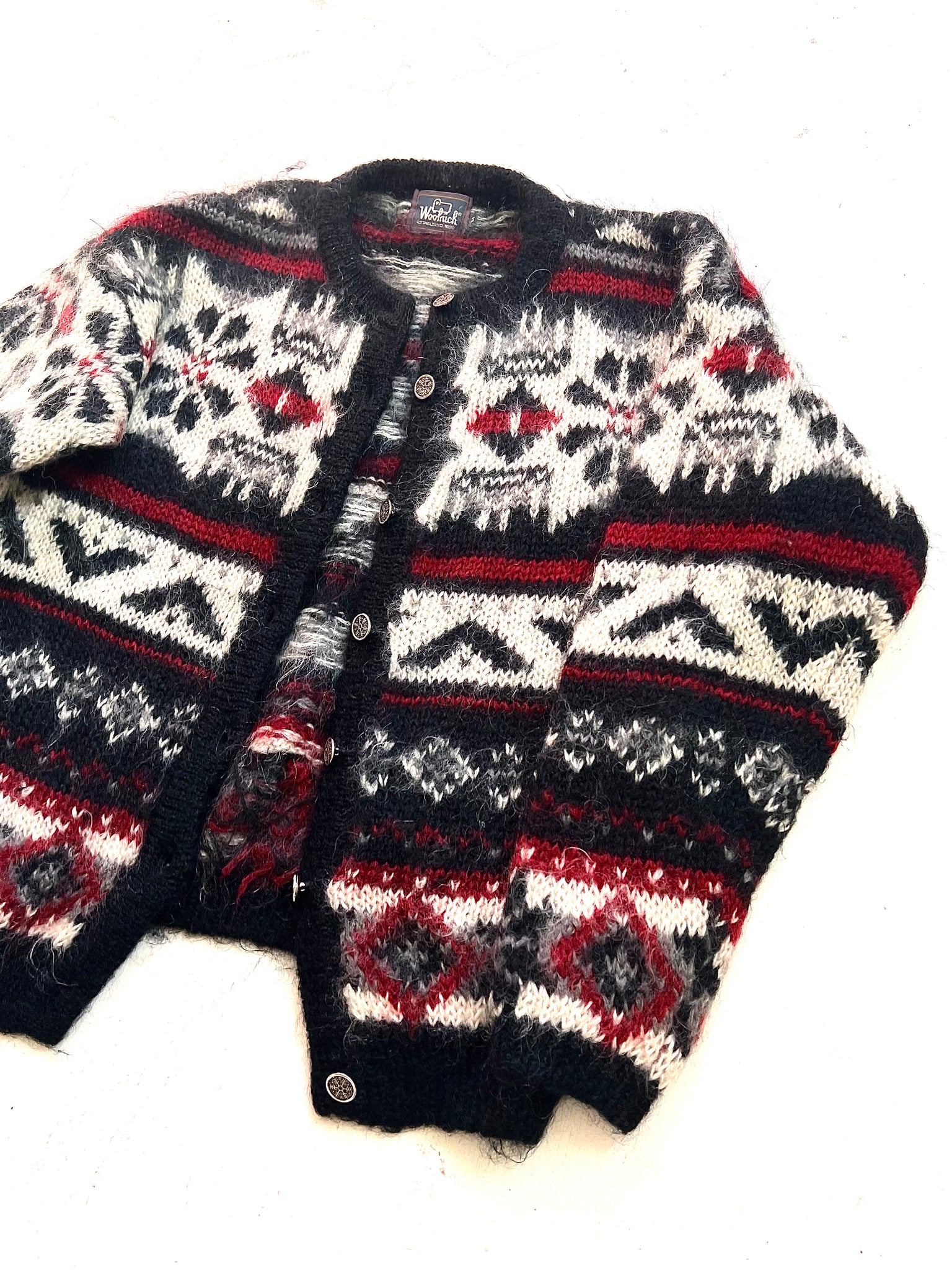 Mohair Wool Cardigan by Woolrich