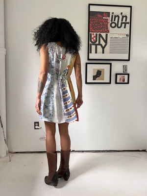 Patchwork Mini Dress