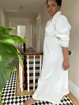 Edwardian-ish Cotton Dress