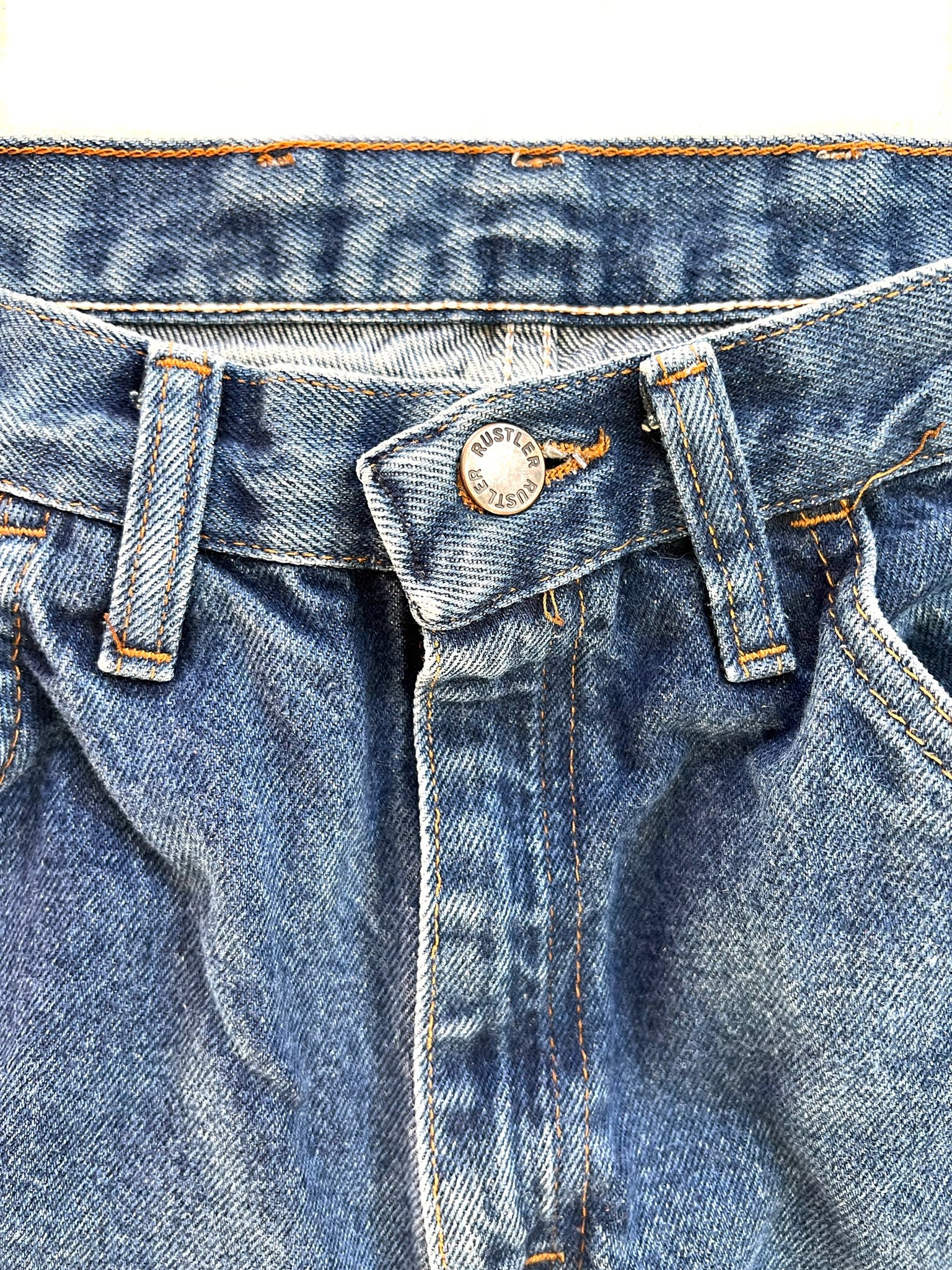 Vintage Rustler Zip Fly Jeans 28 x 31