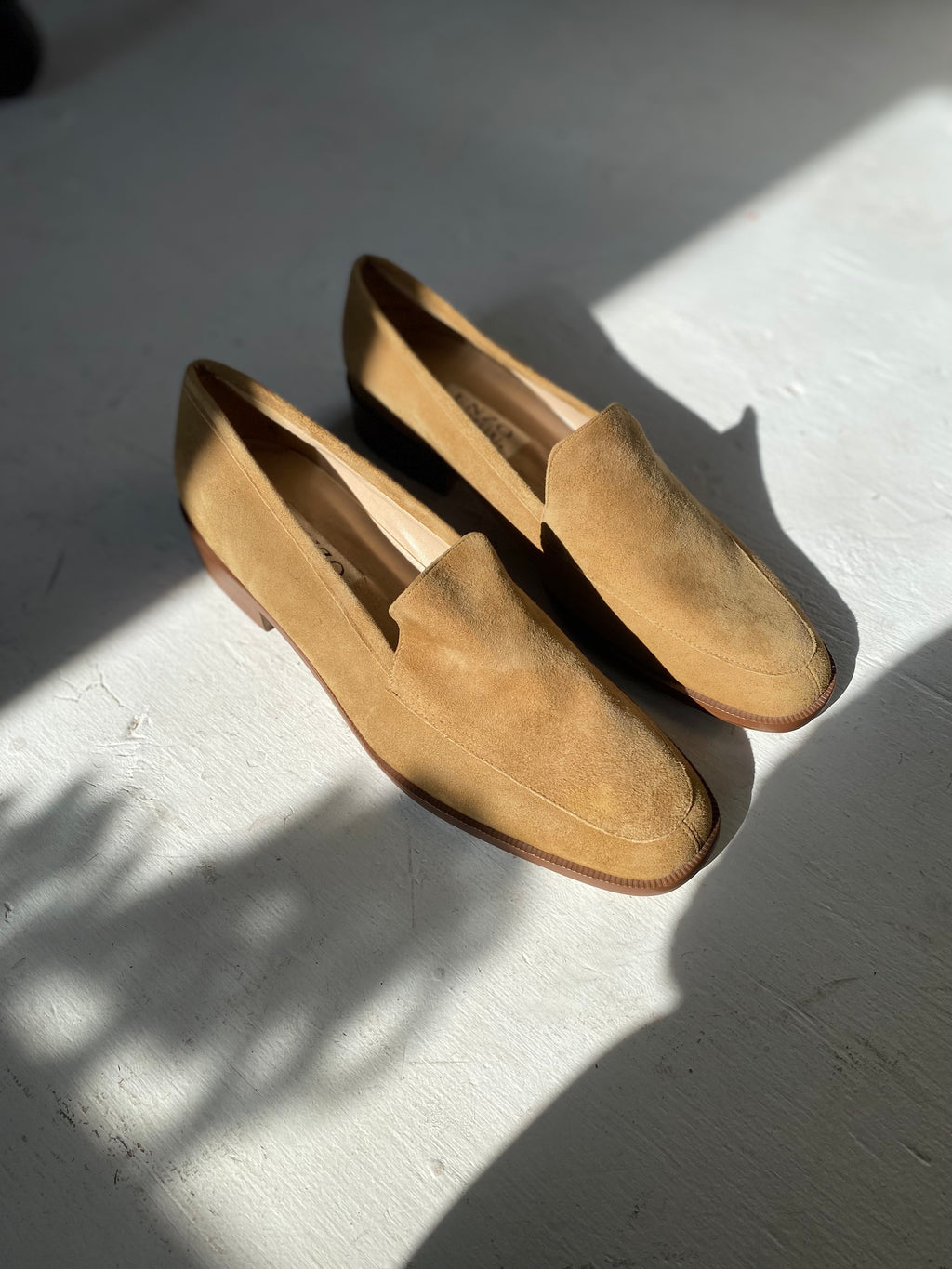 Sand Suede Loafers