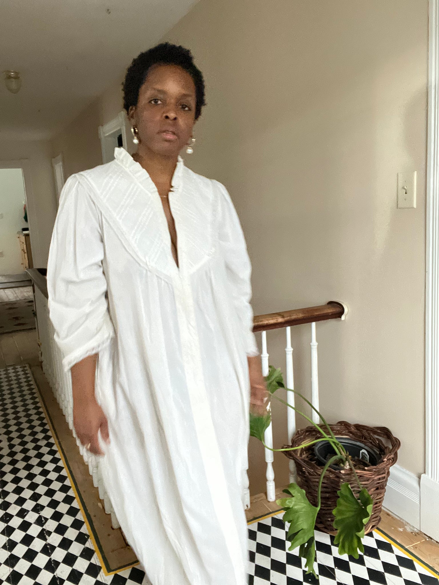 Edwardian-ish Cotton Dress