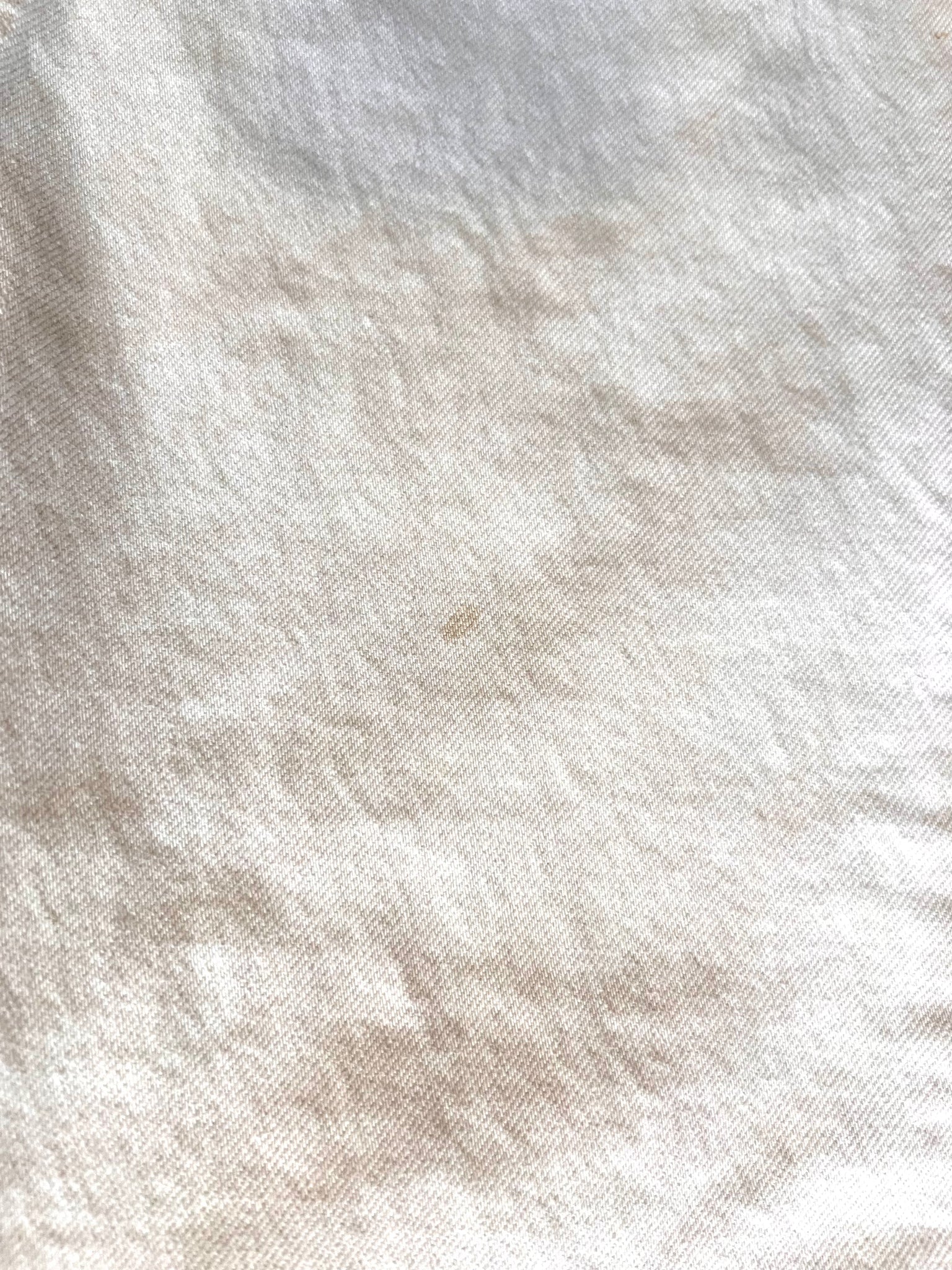 LEVI'S 501 Vintage White Button Fly Jeans 29” x 35”