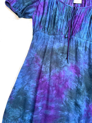 Sheer Indigo Boho Dress