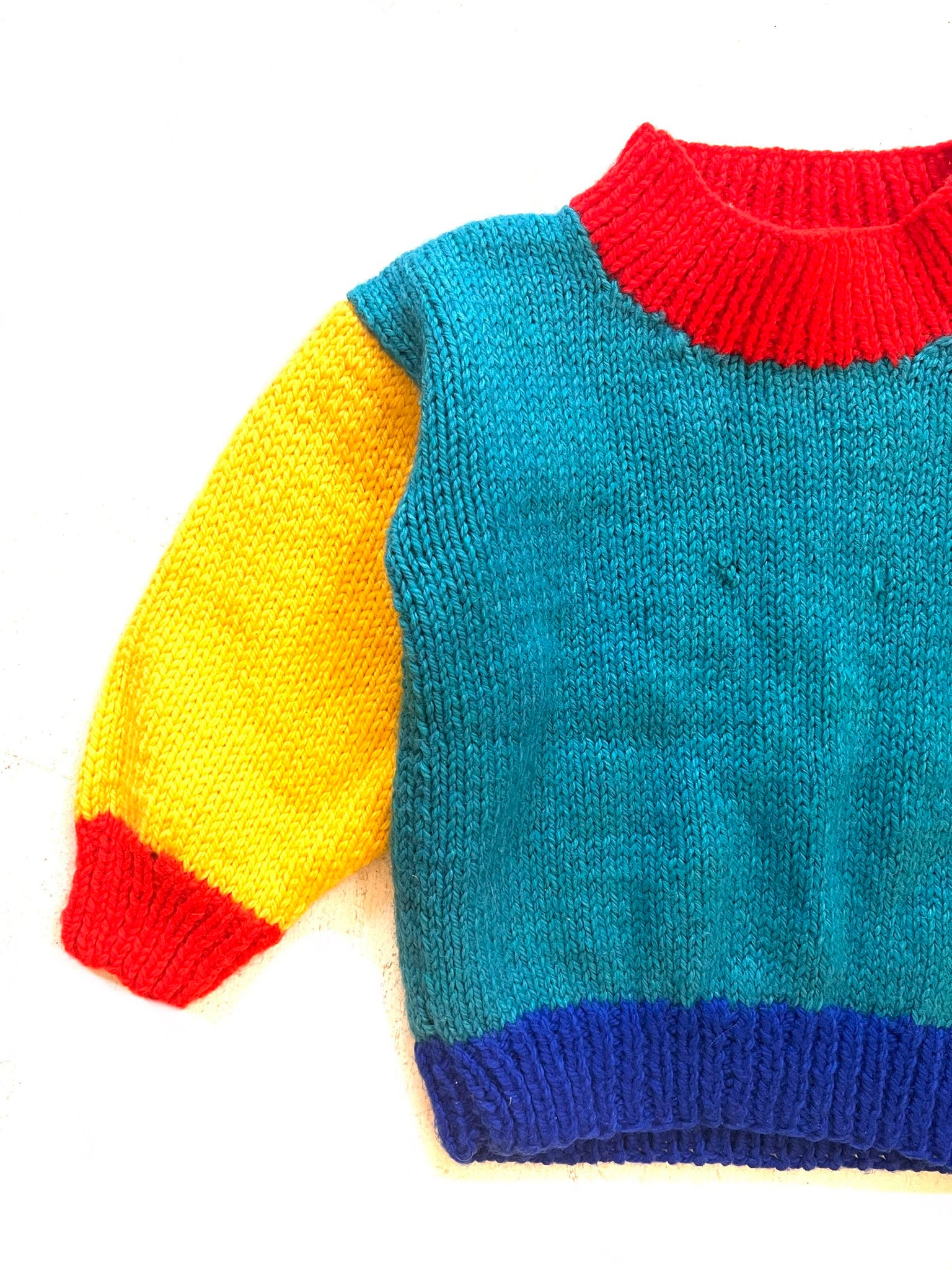 Toddler Color Block Cardigan