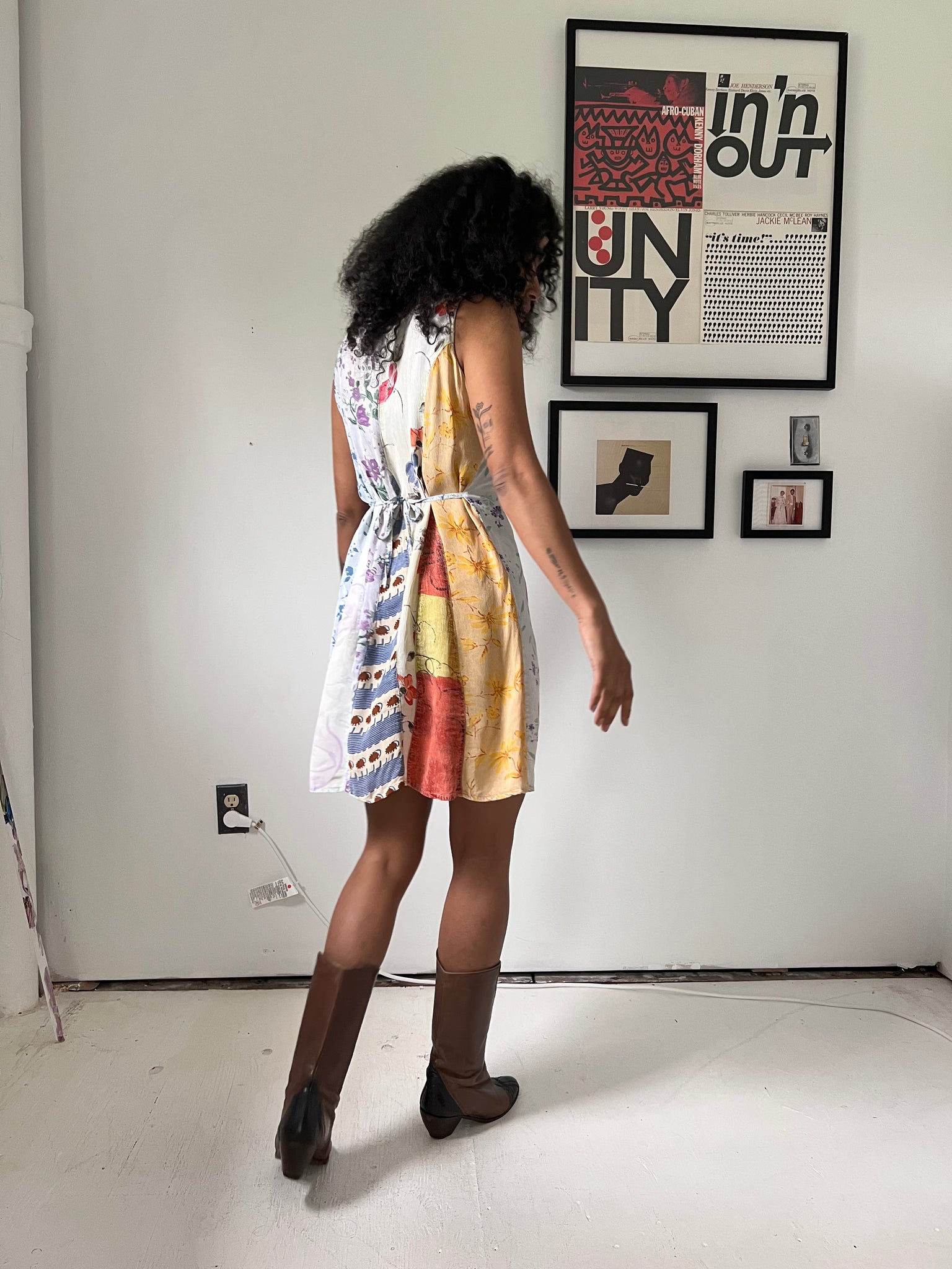 Patchwork Mini Dress