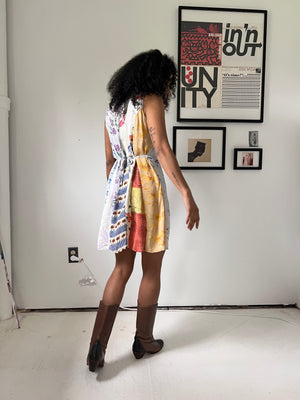 Patchwork Mini Dress